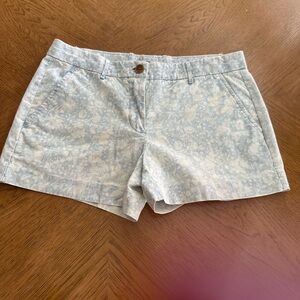 Gap Floral white Blue Women's Shorts Size 0